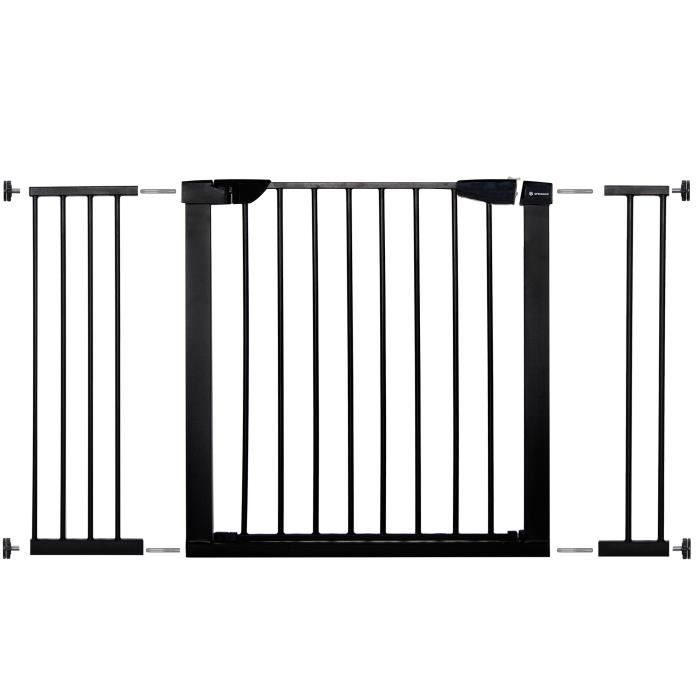 SPRINGOS® Barrière de Sécurité Bébé Enfant pour Escaliers, Portes 75-124 cm