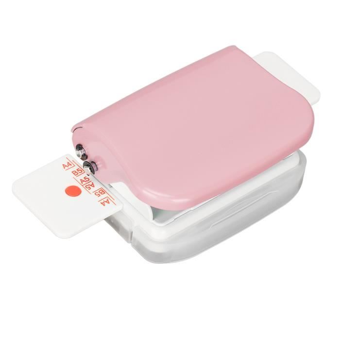 Mini agrafeuse, petite machine à relier le papier, mini égout à livres avec arrache-clou