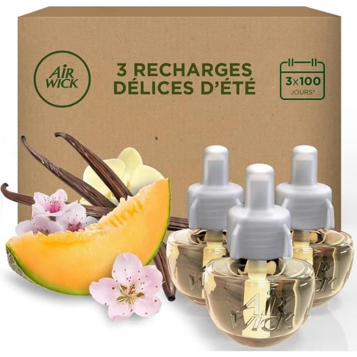 Diffuseur de parfum électrique Air Wick Tropical Paradise - Recharge - 3 x 19 ml