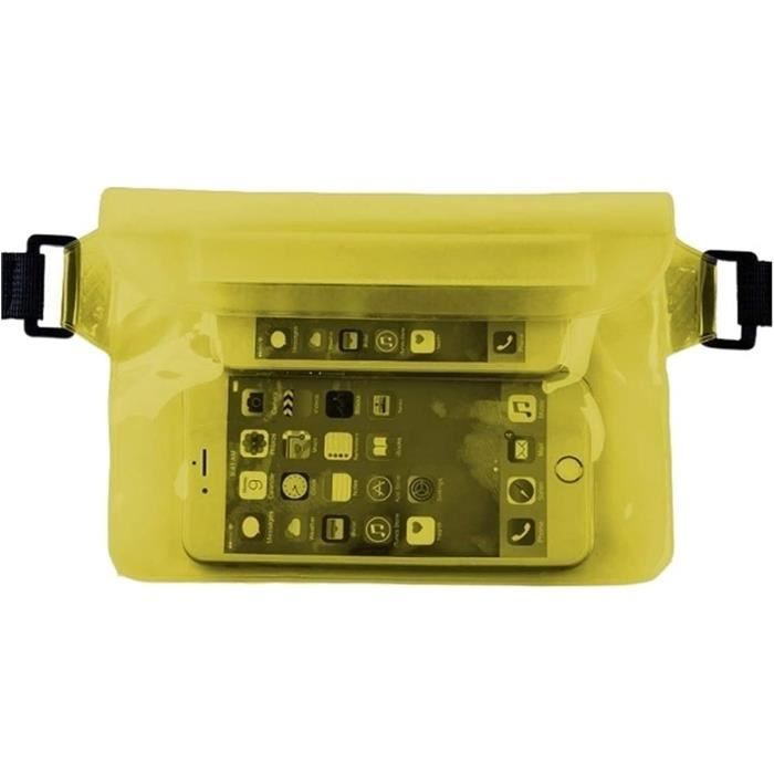 Pochette étanche Pour Téléphone – Transparente, Tactile – Avec Dragonne – Pour Baignade, Plage, Sports D’eau