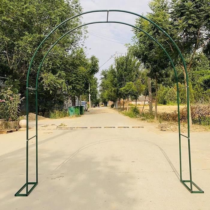 Arche à Rosiers En Fer Forgé Pour Jardin - Support Grillage Plantes Grimpantes, Décoration Extérieure Solide Et Élégante