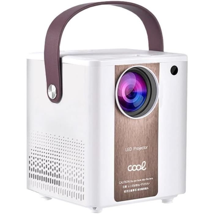 Mini Vidéoprojecteur Portable LED TFT - Résolution 1920x1080, Haut-parleur Intégré, Alimentation USB, Télécommande - Pour Maison, Bureau, Camping