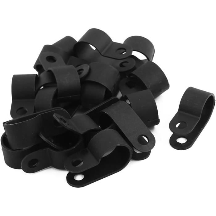 30 Collier De Serrage Caoutchouc 10mm 304 Inox – Fixation Tube Tuyau Anti-Vibration