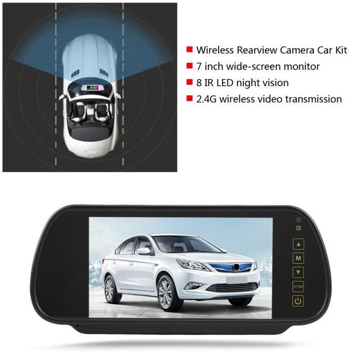 HD CCD 20mm Couleur Caméra avec Vision Nocturne et système de recul étanche & Antichoc IP68 pour Nissan Sunny Pathfinder/Armada/Citroen/Jumpy/C-Quatre/Peugeot/Fiat 