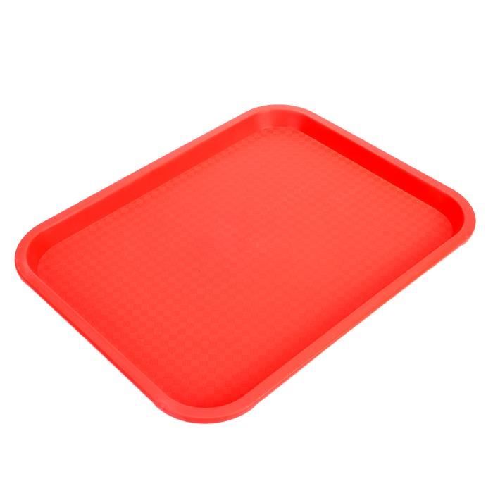 SPORTARC Plateau Rectangulaire Antidérapant En Plastique - Service Rapide Cuisine, Fête Et Table Basse