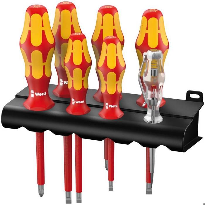 Coffret Wera Kraftform Kompakt VDE 24 – 25 Pièces, Tournevis Et Douilles Isolés