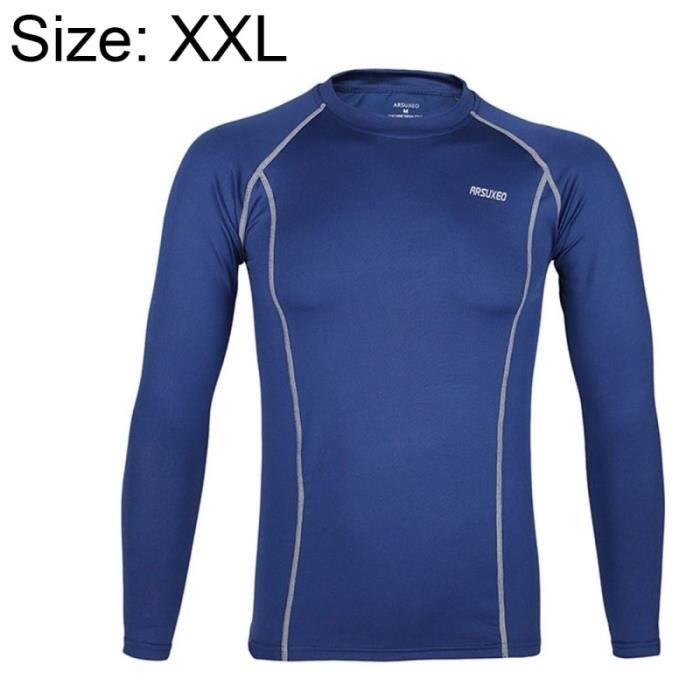Maillot De Cyclisme Tenue Cyclisme Maillot VTT Thermique Fleece Manches Longues Homme+Vélo