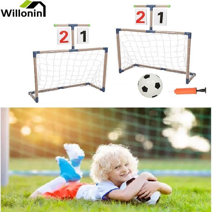 KAIHAOWIN But de Football 91×76 cm, Cage de Foot en Métal Assemblage  Rapide, Mini But pour Enfants et Adultes, But de Foot Intérieur et  Extérieur pour Jardins, Parcs, Plages : : Sports