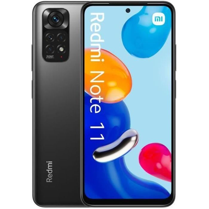 Xiaomi Redmi Note 11 4Go 64Go Gris Graphite Smartphone 4G