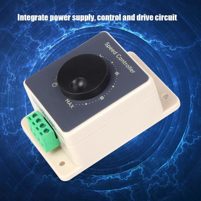 Régulateur De Vitesse Pour Moteur Asynchrone 220V - Puissance 15-45 KW - Plage Réglable 132-1320 Tr/min - IP5X