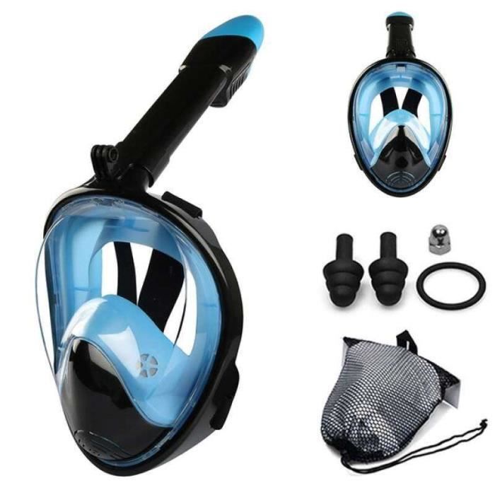 Masque Plongée Apnée Rétro Anti-Buée Étanché - Verre Trempé, Style Vintage Pour Snorkeling Et Pêche Sous-Marine