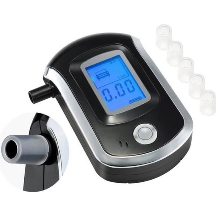 Éthylotest électronique Rechargeable USB - Alcoomètre Numérique Portable, Détection Rapide