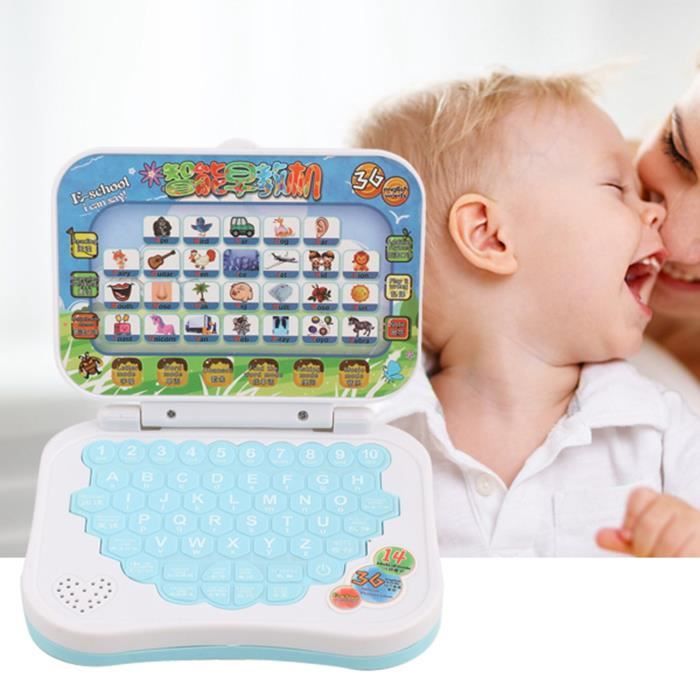 Ordinateur Éducatif Bilingue Enfant - Tablette Interactive Avec Souris - Jeux Et Musique - Dès 3 Ans