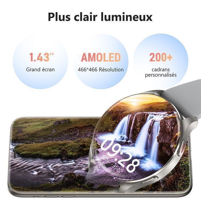 Montre Connectée NFC Pour Hommes Et Femmes, Moniteur De Santé