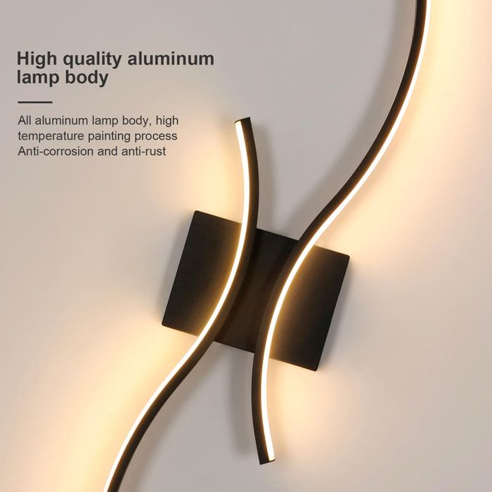 Applique Murale LED Anneau Moderne Dimmable Avec Télécommande - 24W Aluminium