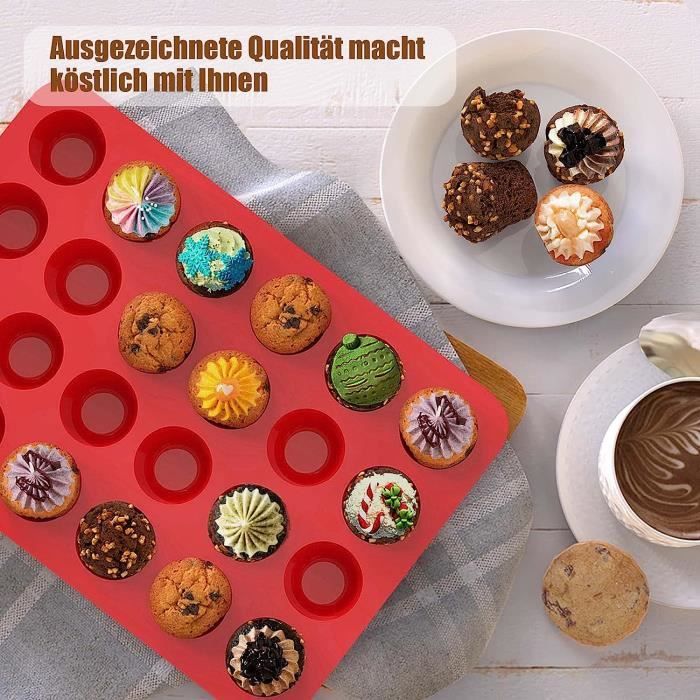 Moule muffin - silicone - coloris assortis - lot de 8 - Cdiscount