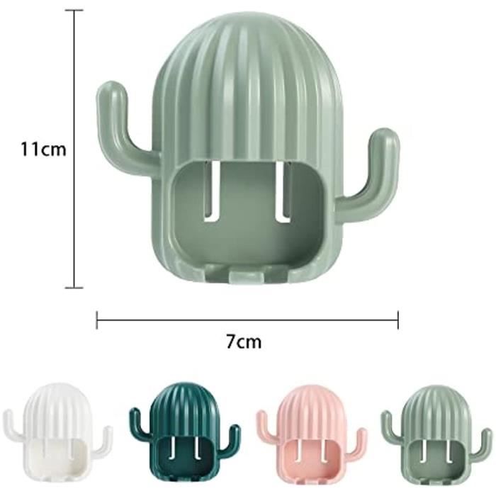 Lntyq Lot de 6 Supports de Brosse à Dents en Silicone Multifonction pour Rasoir - Étanche - Auto-adhésif Mural - pour Mur ou Verre - pour Suspendre Salle de Bain, Cuisine, Salon, Bureau