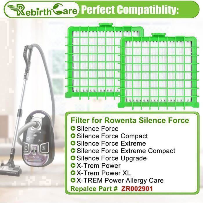 Filtre à éponge De Rechange Pour Aspirateur Rowenta Air Force Compact - Neuf