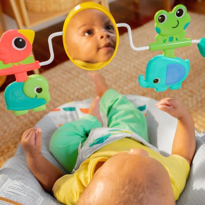 Transat apaisant et amusant pour bébé | couleurs pastel & amis des animaux  | à partir de 0m+