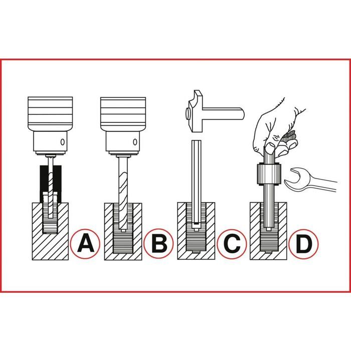 Extracteur De Clips KS Tools Coudé 240 Mm - Ouverture 7,5 Mm, Acier Spécial