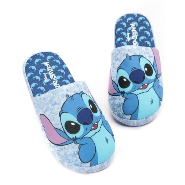Chaussons de Noël Disney Stitch pour femmes - Bleu - Licence Disney Bleu -  Cdiscount Chaussures