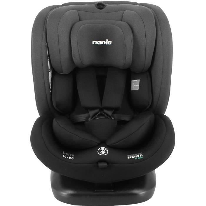 Siège auto isofix NANIA DUNE 40-150 cm R129 – 0 à 10 ans- Dos route 40-105  cm – Têtière réglable - Inclinable - Pivotant - Achat / Vente siège auto  Siège auto isofix NANIA DUNE - Cdiscount