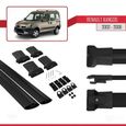 Compatible avec Renault Kangoo 2003-2008 Barres de Toit FLY Modèle Railing Porte-Bagages de voiture NOIR-3