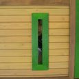 AXI Pumba Maison Enfant avec Bac à Sable & Toboggan gris | Aire de Jeux pour l'extérieur en marron & vert | Maisonnette-3