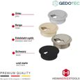Gedotec Cache-Câble en Plastique pour Tables | Organisez vos Cordons et Prises d'Ordinateur pour un Bureau bien Rangé |B-3