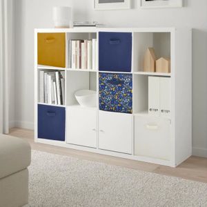 WOLTU Lot De 5 Cubes De Rangement Pliables En Tissu Gris – 32,5x32,5x31 Cm, Poignées Solides, Cadre Métal, Organisation Maison & Armoire