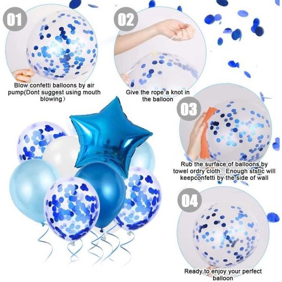 Dww-ballons Anniversaire 1 An Colore - Gros Ballon Chiffre 1 Numro 1 -  Happy Birthday Decoration Ballons Fte D'anniversaire Ans Vole Grce L'hlium 1  B