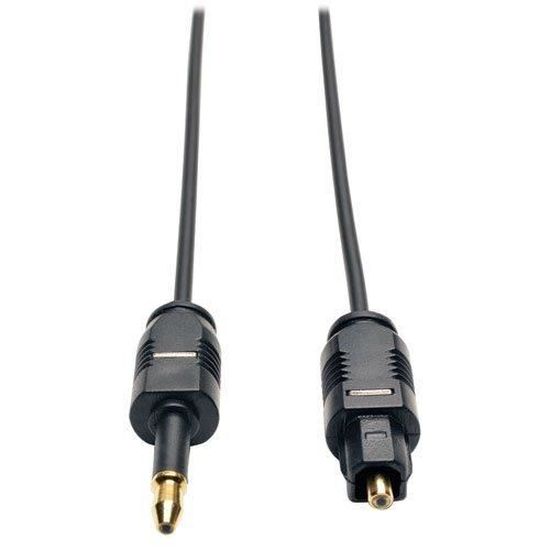 standard Toslink vers mini Toslink mâle connecteur adaptateur convertisseur jack câble Câble audio optique EMK 1M 90 degrés Mini Toslink vers Toslink gaine en nylon tressé, ultra durable