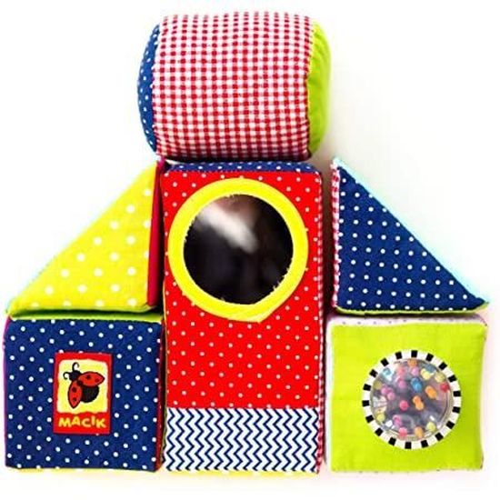 Cubes Mousse Enfants Cubes A Empiler Bebe Jouet Eveil Bebe Cube Developpement Motricite Jouets Bebe 6 Mois Cliquetis Jouets Cdiscount Jeux Jouets