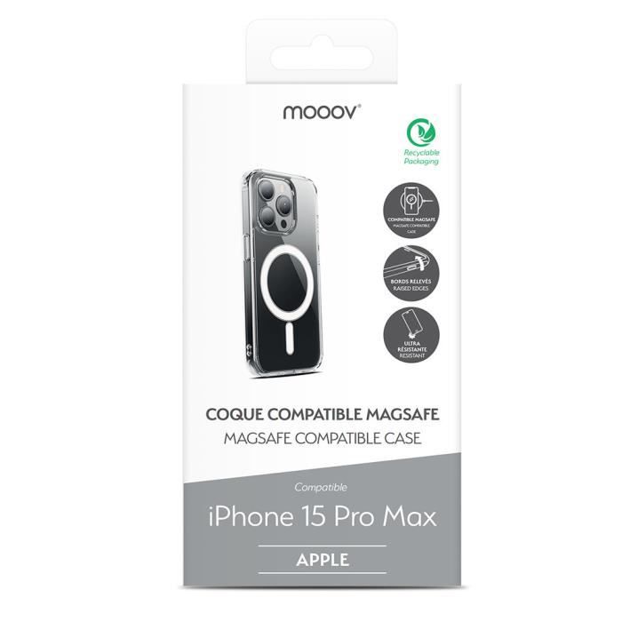 Coque Magsafe Luxe avec Support Rabattable pour iPhone 15 Pro Max, Wiqeo,  Déstockeur de Coques Pour iPhone