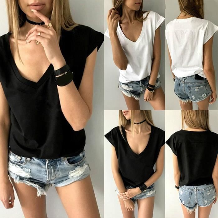 Tee shirt simple femme shop
