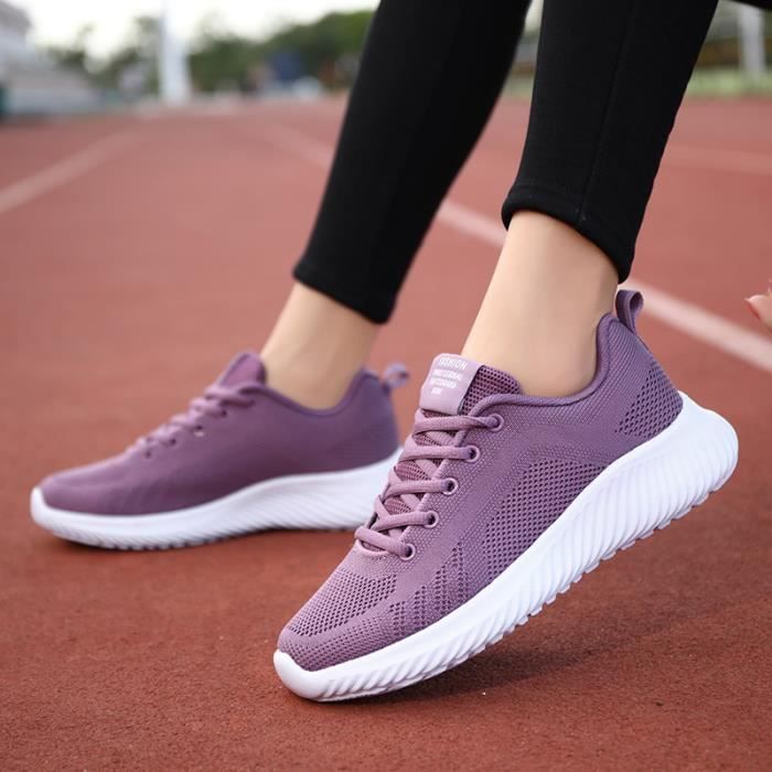 BASKET Femme - 2020 Nouveau Hiver Durable Mode Confortable Sneakers -  violet XY™ Violet - Cdiscount Chaussures