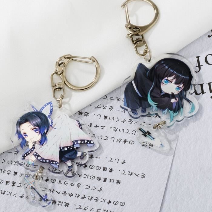 Acheter Anime démon tueur Kimetsu No Yaiba Tanjiro Kamado Cosplay porte-clés  acrylique dessin animé porte-clés pendentif