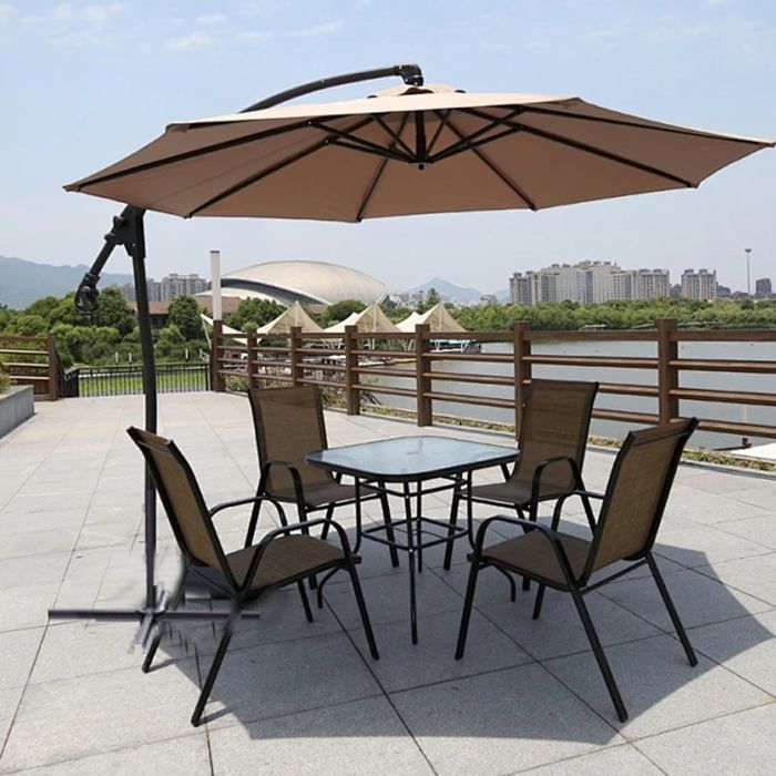 Toile De Remplacement Pour Parasol De Jardin 6 Bras - 3 Tailles (2m/2.7m/3m) - Tissu Polyester 500D Imperméable Anti-UV