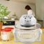 12 L Blanc Premium Digital Halogène Convection Four Cuisinière avec couvercle à charnière