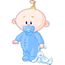 Stickers Enfant Bebe Garcon Hauteur Hauteur 45cm Cdiscount Maison