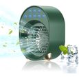Climatiseur Portable 4 En 1 Mini Ventilateur De Refroidissement D'Air 3 Vitesses Unité De Climatisation Mobile Rechargeable