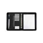 Porte document à anneaux - ALASSIO - RONDO - Format A4 - Simili cuir noir