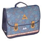 KID'ABORD Cartable 38cm léger POIDS PLUME Jurassic Dinausaure Bleu