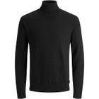 Pull - Jack & Jones - Emil - Col roulé - Maille de qualité - Noir