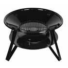 Brasero d'extérieur SOMAGIC - Cuve arrondie diam. 70cm - Acier - Noir - Charbon