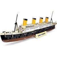 Kit de modélisme bateaux - Woodcraft - R.m.s. Titanic - Plus de 100 pièces - Blanc