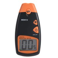 Dioche Humidimètre du bois MD812 numérique LCD 24 broches testeur d'humidité du bois hygromètre de bois détecteur d'humidité