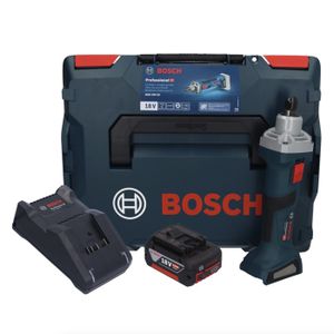 MEULEUSE Bosch GGS 18V-20 Meuleuse droite sans fil 18 V Brushless + 1x batterie 5,0 Ah + chargeur + L-BOXX