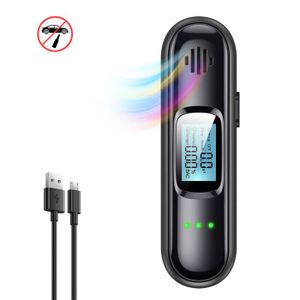 Alcootest Électronique Portable à Double Capteur - Avec Stockage Et Indication Vocale
