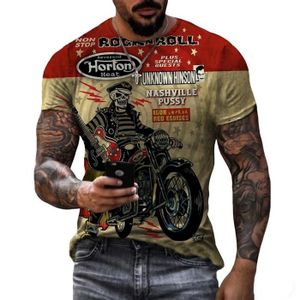 T-shirt Homme Manches Courtes - Impression Numérique 3D Unique - Couleur Bleu - 100% Polyester Respirant - Taille ? - Neuf Avec étiquettes